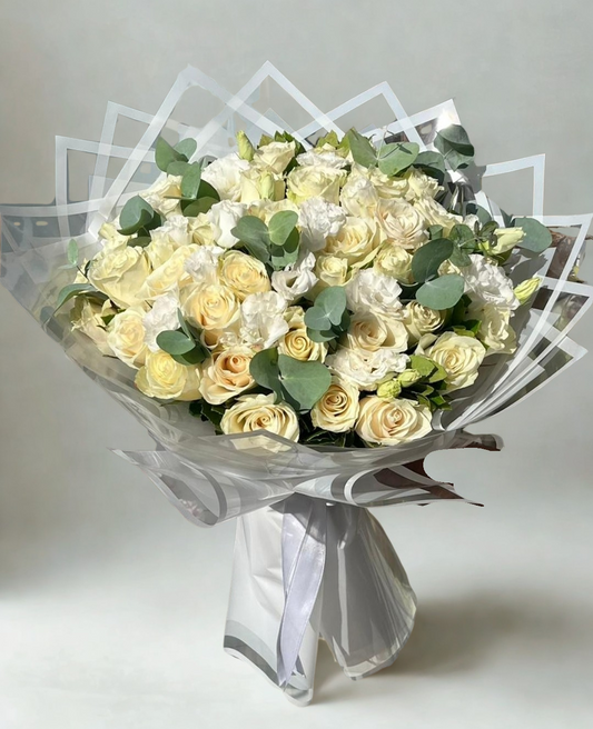 Beyaz Gül Buketi